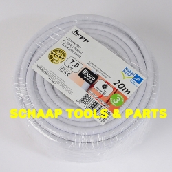 Coaxkabel met kabelkeur Ziggo en UPC geschikt lengte 20 meter | 004503054